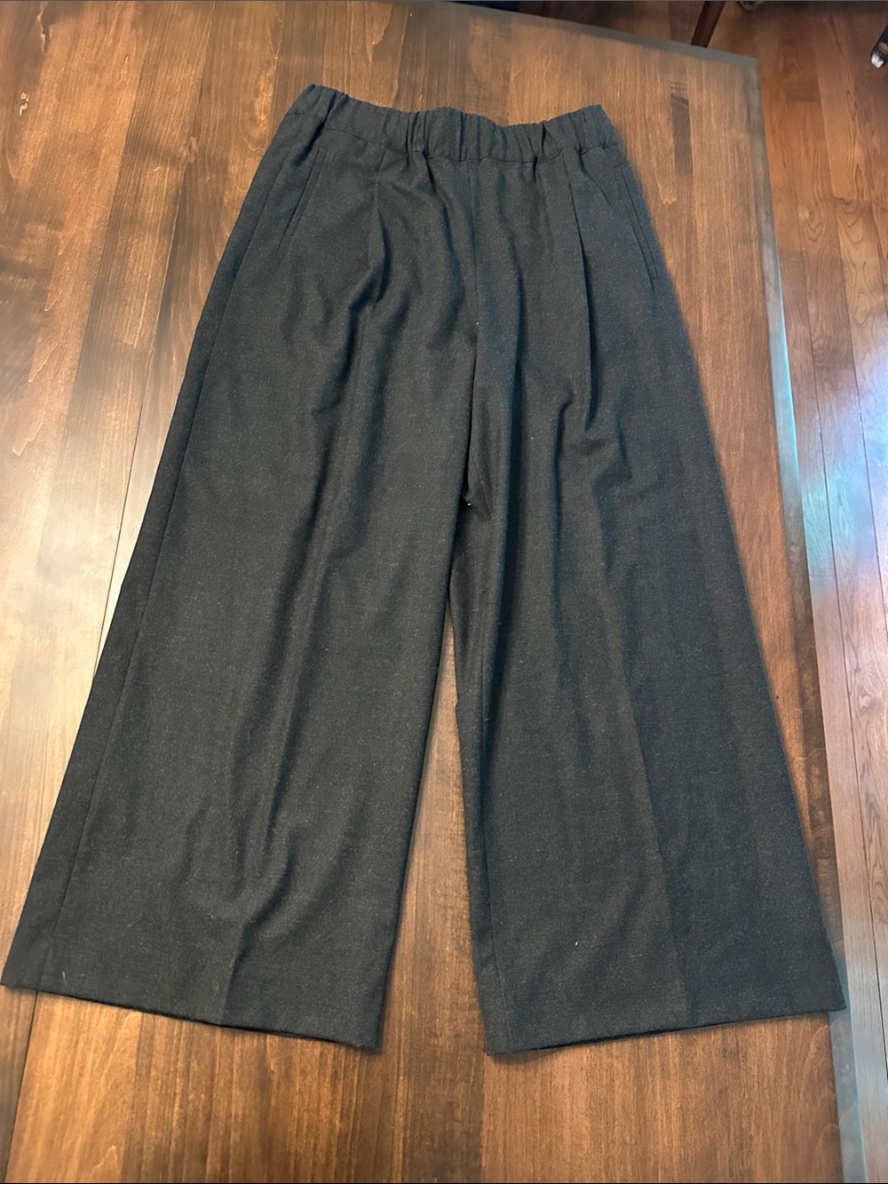 Women's Wide-Leg Black Pants